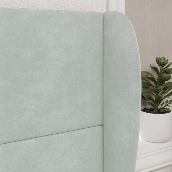 vidaXL Hovedg&aelig;rde&oslash;re Lysegr&aring; 80 x 23 x 6 cm Fl&oslash;jl