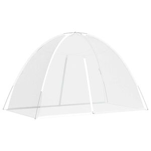 vidaXL myggenet med d&oslash;re 200x120x130 cm tr&aring;dnet hvid
