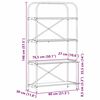 vidaXL Bogreol Gammelt tr&aelig; 80 x 30 x 146 cm Konstrueret tr&aelig;