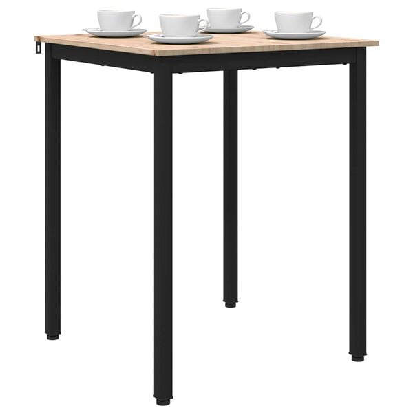 vidaXL Spisebord Naturfarvet 150 x 90 x 75 cm Massiv fyrretræ