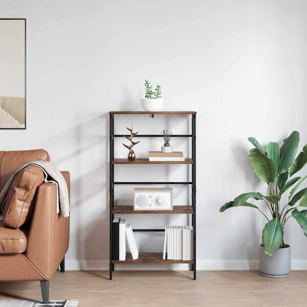 vidaXL Bogreol R&oslash;get eg 60 x 29,5 x 115 cm Konstrueret tr&aelig;