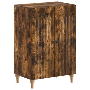 vidaXL Sko skab ALKMAAR 59,5 x 39,5 x 90 cm Konstrueret tr&aelig; R&oslash;get eg