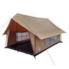 vidaXL Hyttetelt Brun 340 x 246 x 210 cm Polybomuld