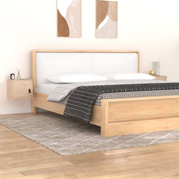 vidaXL v&aelig;gskabe 2 stk. 31,5x30x30 cm massivt fyrretr&aelig;