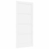 vidaXL Indvendig D&oslash;r 86 x 198,5 cm Krydsfin&eacute;r Hvid