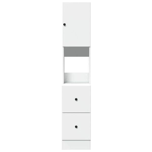 vidaXL køkkenskab 35x50x180 cm konstrueret træ hvid