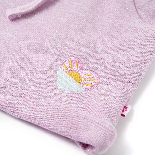 Shorts til børn str. 104 med snor lilla