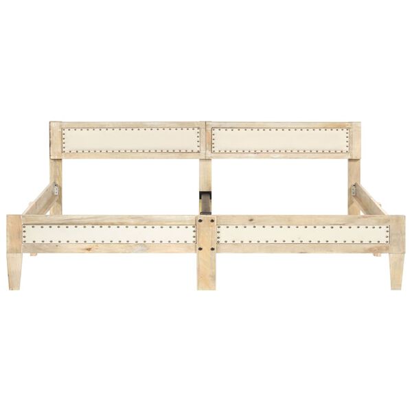 vidaXL sengestel 200 cm massivt mangotr&aelig;