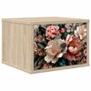 vidaXL V&aelig;gmonteret natbord BORNE Sonoma-eg 36 x 33 x 25 cm