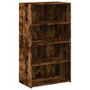 vidaXL reol 70x41x124 cm konstrueret tr&aelig; r&oslash;get egetr&aelig;sfarve