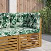 vidaXL Udend&oslash;rs Sofa Pude 3 pcs Bladm&oslash;nster Polyester
