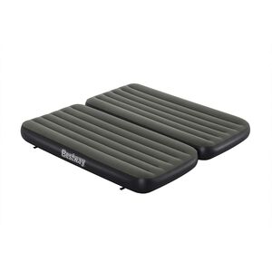 Bestway 3-i-1 oppustelig luftmadras 188x99x25 cm sort og gr&aring;