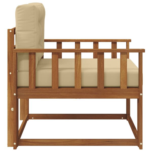 vidaXL Udend&oslash;rs Mellem Sofa Massivt Akacietr&aelig; Naturfarvet