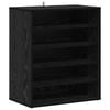 vidaXL Sko skab 60 x 35 x 70 cm Konstrueret tr&aelig; Sort eg