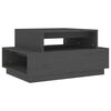 vidaXL sofabord 80x55x40,5 cm massivt fyrretr&aelig; gr&aring;