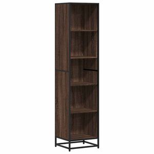 vidaXL bogreol 40x35x170,5 cm konstrueret tr&aelig; brun egetr&aelig;