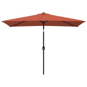 vidaXL parasol 300x200 cm metalstang terrakotta
