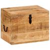 vidaXL opbevaringskasse 39x28x31 cm massivt mangotr&aelig;
