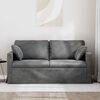 vidaXL Sofa M&oslash;rkegr&aring; 158 x 78 x 80 cm Fl&oslash;jl