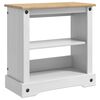 vidaXL Akvarium stand CORONA Hvid og brun 60,5 x 30 x 60 cm 150 kg