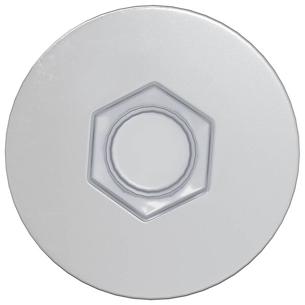 vidaXL Bekr&aelig;ftelsesskruer 2500 pcs S&oslash;lv Metal