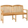 vidaXL H&aring;ndsk&aring;ret Rosenb&aelig;nk 179,5 x 61 x 90 cm Massiv Teaktr&aelig;