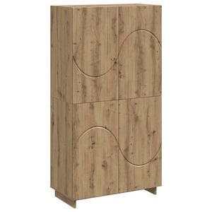 vidaXL Highboard Artisan-eg 79 x 41 x 151 cm Konstrueret tr&aelig;
