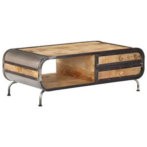 vidaXL sofabord 100x50x35 cm massivt mangotr&aelig;