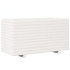 vidaXL plantekasse 90x40x49,5 cm massivt fyrretr&aelig; hvid