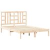 vidaXL sengeramme 135x190 cm massivt tr&aelig;