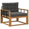 vidaXL Udend&oslash;rs Mellem Sofa Naturfarvet