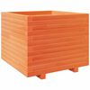 vidaXL plantekasse 60x60x49,5 cm massivt fyrretr&aelig; gyldenbrun