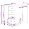 vidaXL Skrivebord ASKIM Brun 95 x 40 x 75 cm Massiv fyrretræ