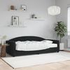 vidaXL daybed med madras 90x200 cm velour sort