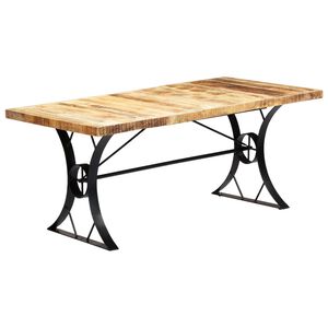 vidaXL spisebord 180x90x76 cm massivt mangotr&aelig;