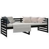 vidaXL daybed 80x200 cm massivt fyrretr&aelig; sort