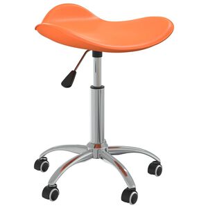 vidaXL kontorstol kunstl&aelig;der orange