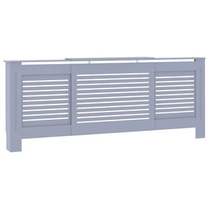 vidaXL radiatorskjuler 205 cm MDF gr&aring;