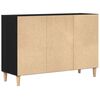 vidaXL Sideboard Sort eg 103,5 x 35 x 70 cm Konstrueret tr&aelig;