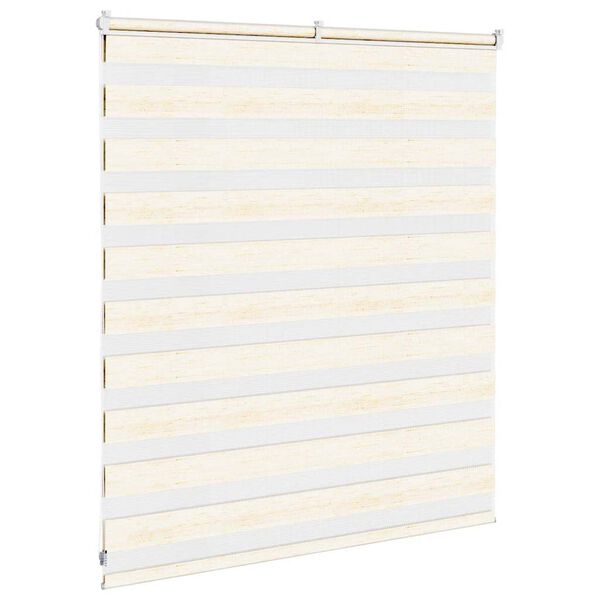 vidaXL zebragardin marmorbeige 135x100 cm stofbredde 130,9cm polyester