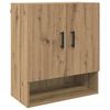 vidaXL V&aelig;gmonteret skab 60 x 31 x 70 cm Konstrueret tr&aelig; Artisan Egetr&aelig;