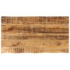 vidaXL bordplade 110x60x2,5 cm naturlig kant massivt ru mangotr&aelig;