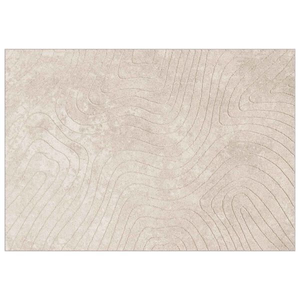 vidaXL Omr&aring;det&aelig;pper Rektangul&aelig;r PALMERAS Beige 170 x 120 cm Polyester