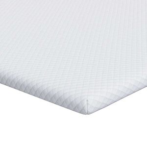 vidaXL Minde skum madras top for Voksen Bl&oslash;d 80 x 200 cm Hvid
