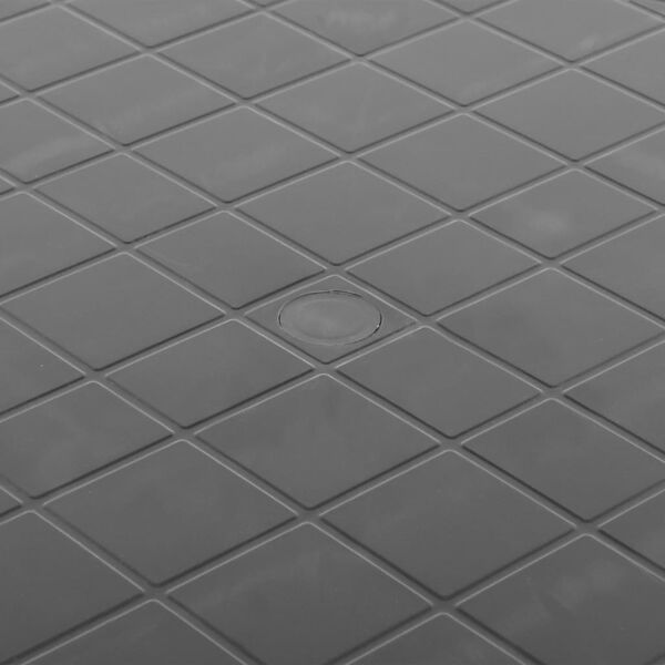 vidaXL havebord 89 cm plastik antracitgrå