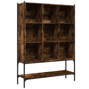 vidaXL bogreol 102x30x141,5 cm konstrueret tr&aelig; r&oslash;get egetr&aelig;sfarve