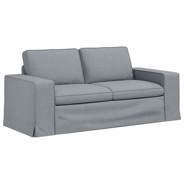 vidaXL Sofa Lysegr&aring; 182 x 80 x 82 cm Stof
