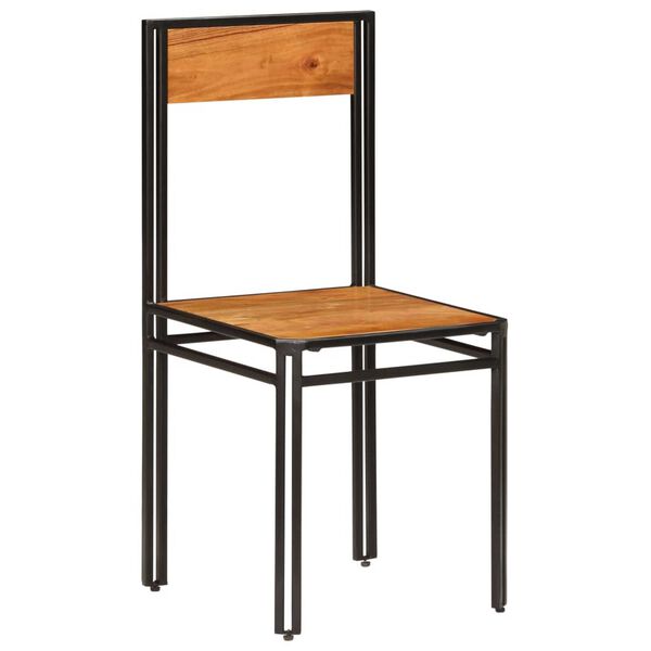 vidaXL spisebordsstole 6 stk. massivt akacietræ