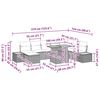 vidaXL Havesofa S&aelig;t med opbevaring 9 pcs Beige Poly rattan
