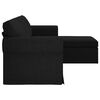 vidaXL Sofa Sort Samlede dimensioner: 245 x 138 x 80 cm (B x D x H)